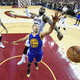 Stephen Curry, No. 30 of the Golden State Warriors, has his shot blocked by LeBron James, No. 23 of the Cleveland Cavaliers, during the second half of Game 6 of the 2016 NBA Finals June 16, 2016, in Cleveland.
Bob Donnan/Pool/Getty Images